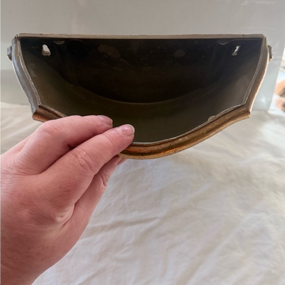 Ornate Gold Wall Sconce wall packet planter,vase - Picture 5 of 10